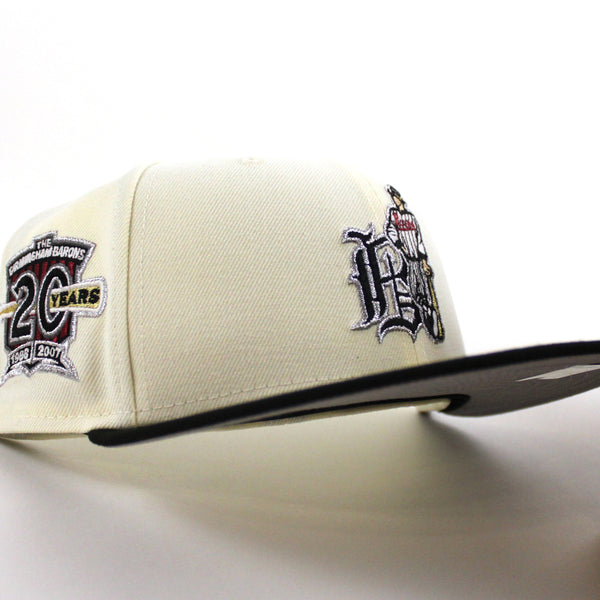 BIRMINGHAM-BARONS-old-time-baseball-player-20th-Anniversary-New-Era-59Fifty-Fitted-Hat-_Chrome-White-Black-Gray-Under-Brim_-1_600x600.jpg
