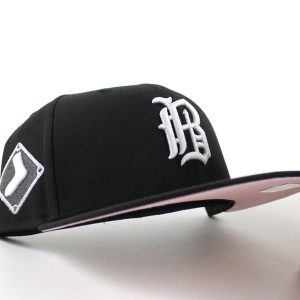 BIRMINGHAM BARONS x Chicago White Sox New Era 59Fifty Fitted Hat (Metallic Iris Black Pink Under Brim)