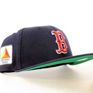 Boston Red Sox CITGO Fenway Park New Era 59Fifty Fitted Hat (Navy and Green Under Brim)