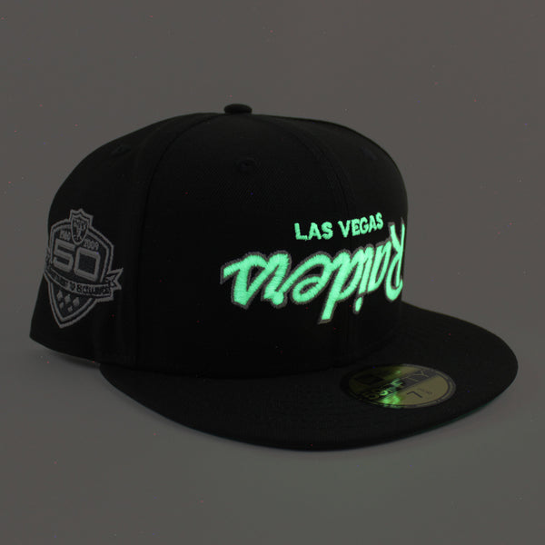 Upside-Down-Script-Las-Vegas-Raiders-50TH-Anniversary-New-Era-59Fifty-Fitted-Hat-_Black-Green-Under-Brim_-Glow-in-the-Dark-0_600x600.jpg